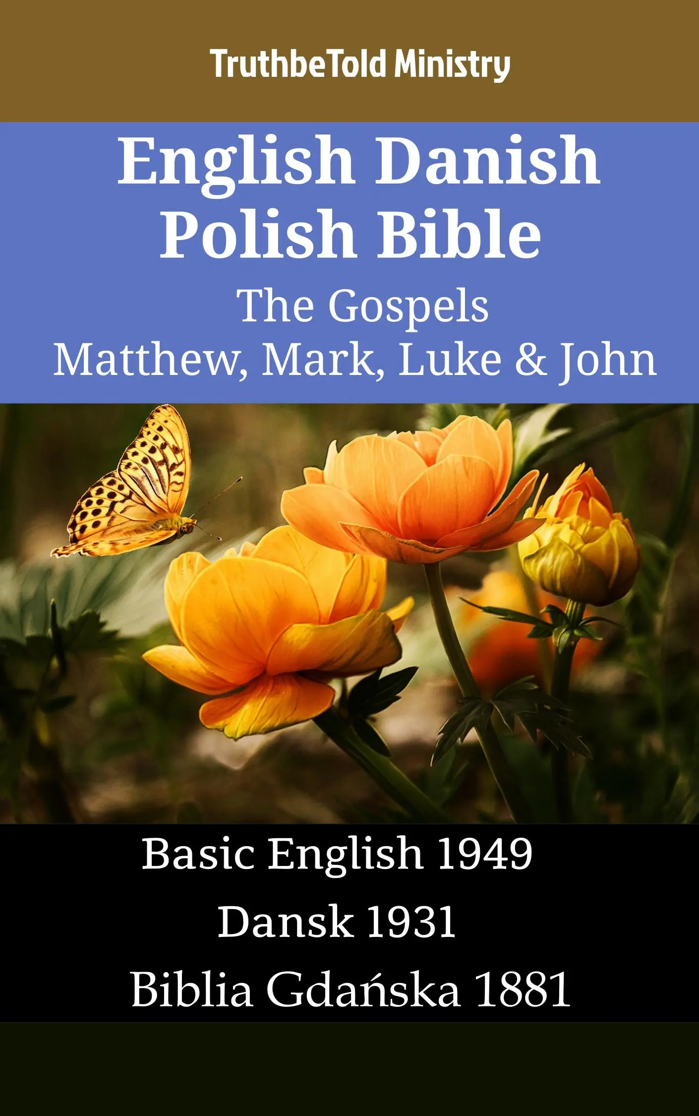 English Danish Polish Bible - The Gospels - Matthew, Mark, Luke & John