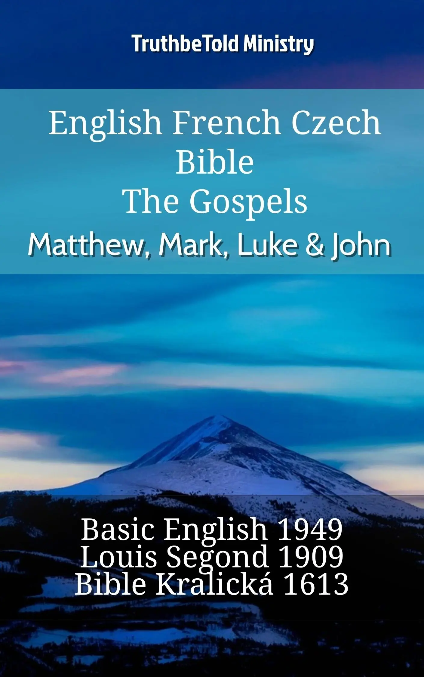English French Czech Bible - The Gospels - Matthew, Mark, Luke & John