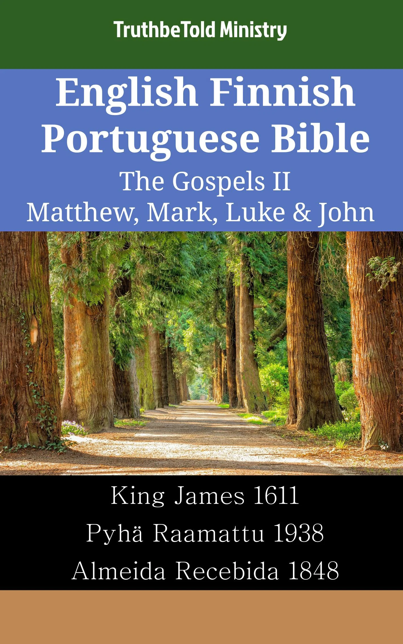 English Finnish Portuguese Bible - The Gospels II - Matthew, Mark, Luke & John