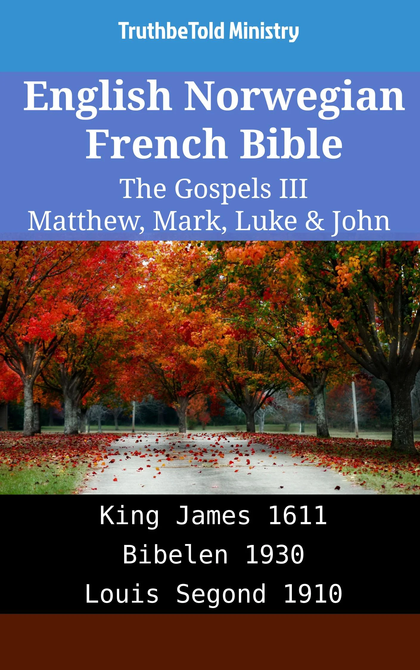 English Norwegian French Bible - The Gospels III - Matthew, Mark, Luke & John