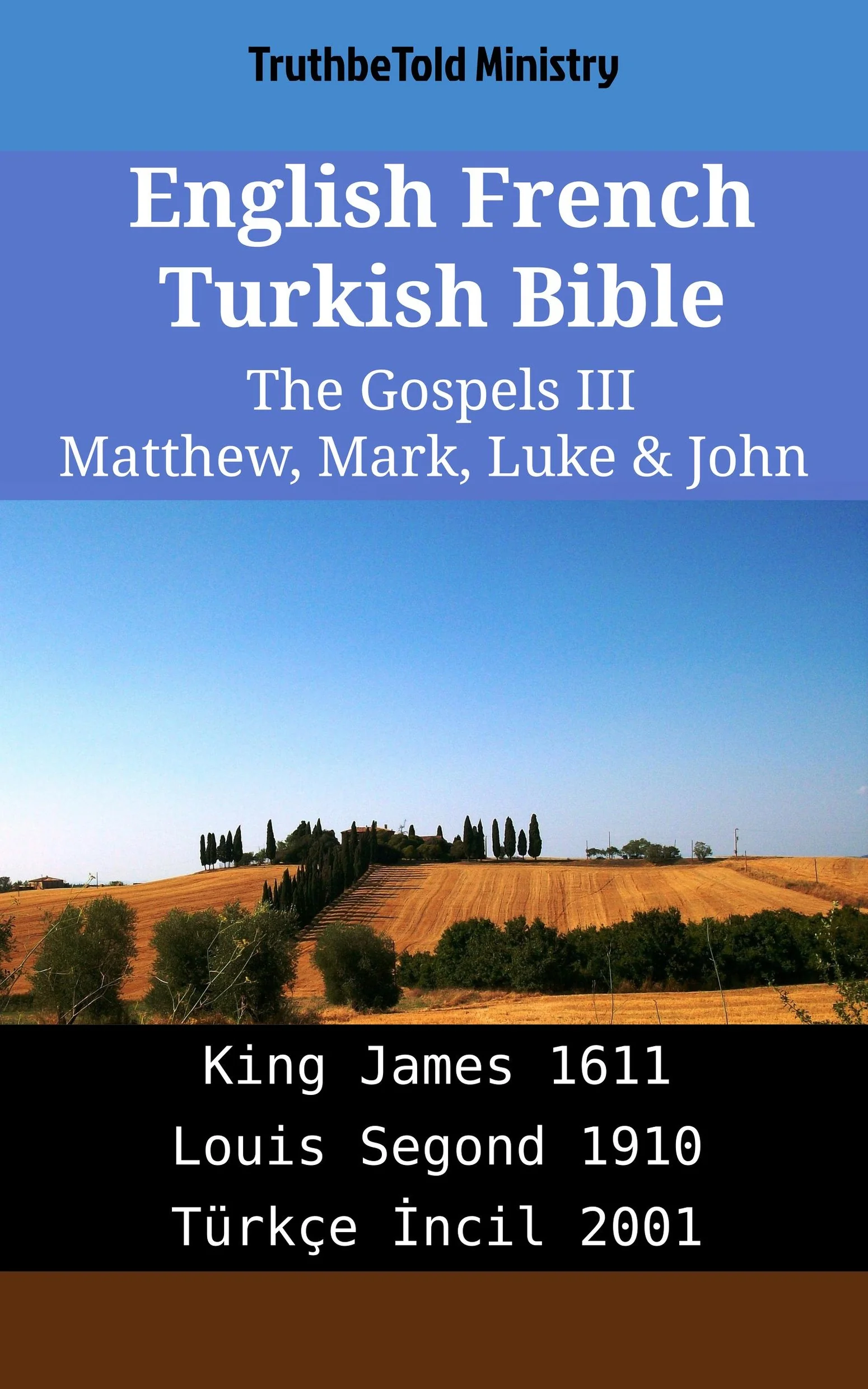 English French Turkish Bible - The Gospels III - Matthew, Mark, Luke & John
