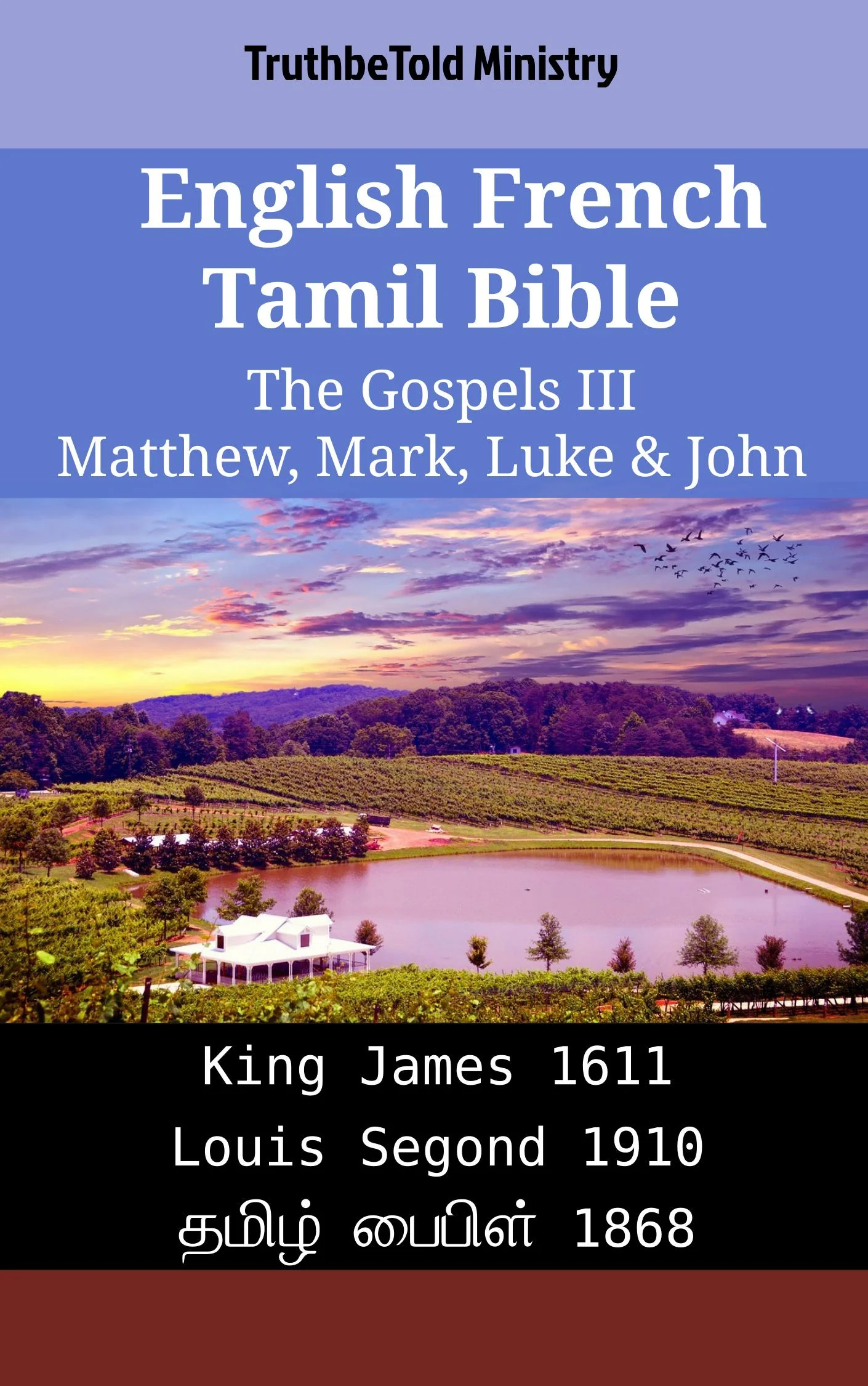English French Tamil Bible - The Gospels III - Matthew, Mark, Luke & John