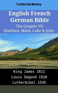 English French German Bible - The Gospels VII - Matthew, Mark, Luke & John