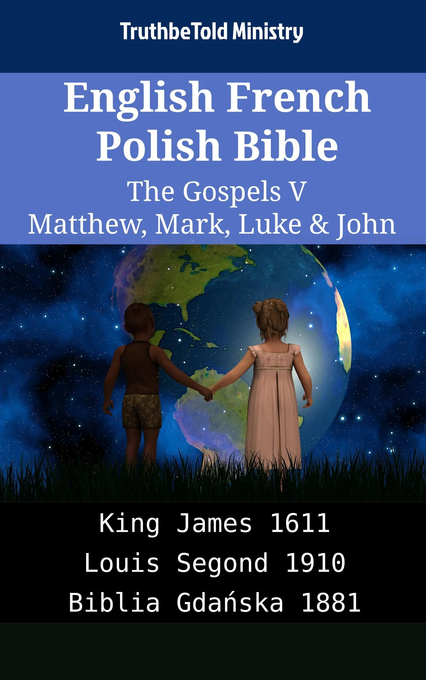 English French Polish Bible - The Gospels V - Matthew, Mark, Luke & John