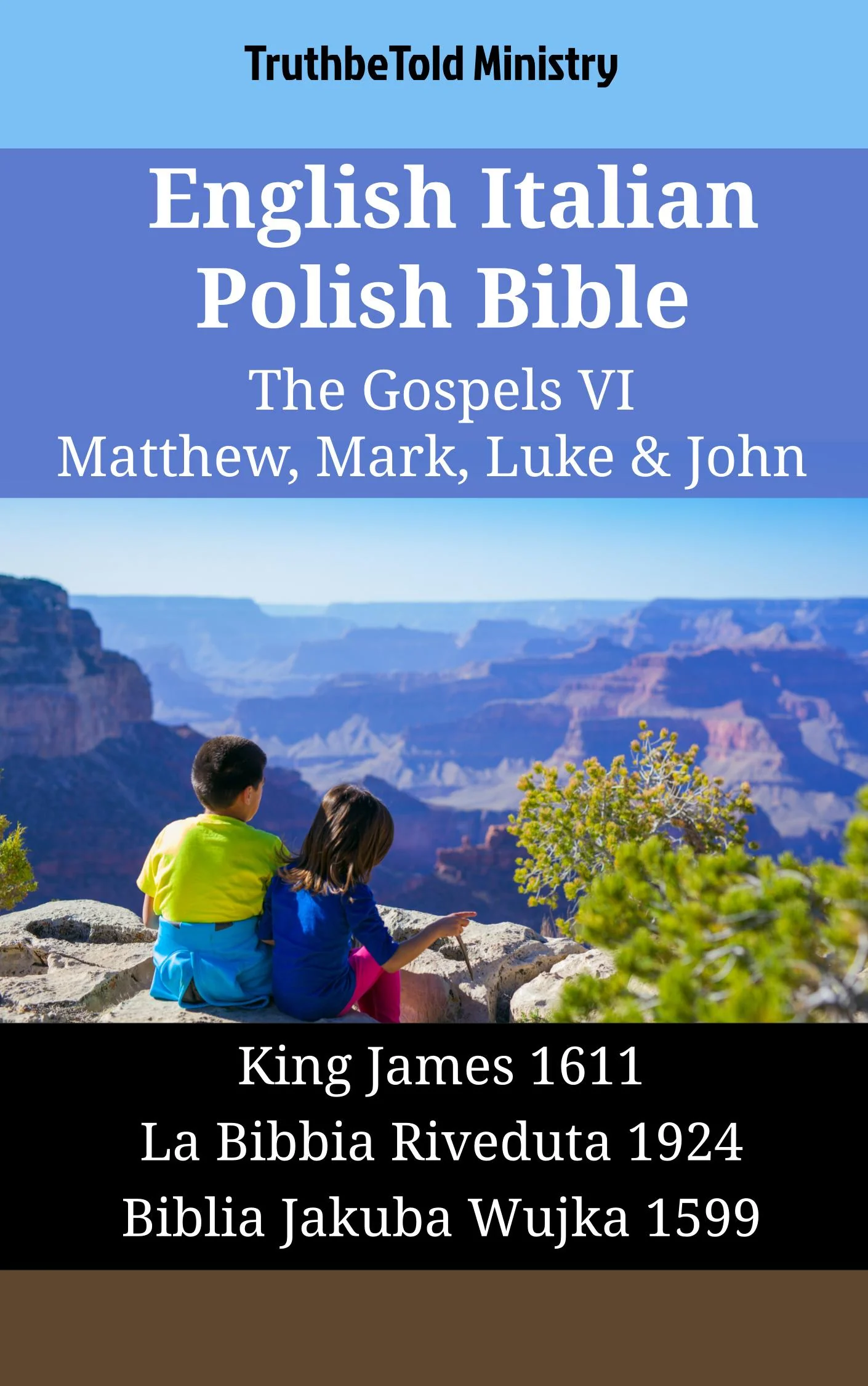 English Italian Polish Bible - The Gospels VI - Matthew, Mark, Luke & John