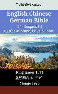 English Chinese German Bible - The Gospels III - Matthew, Mark, Luke & John