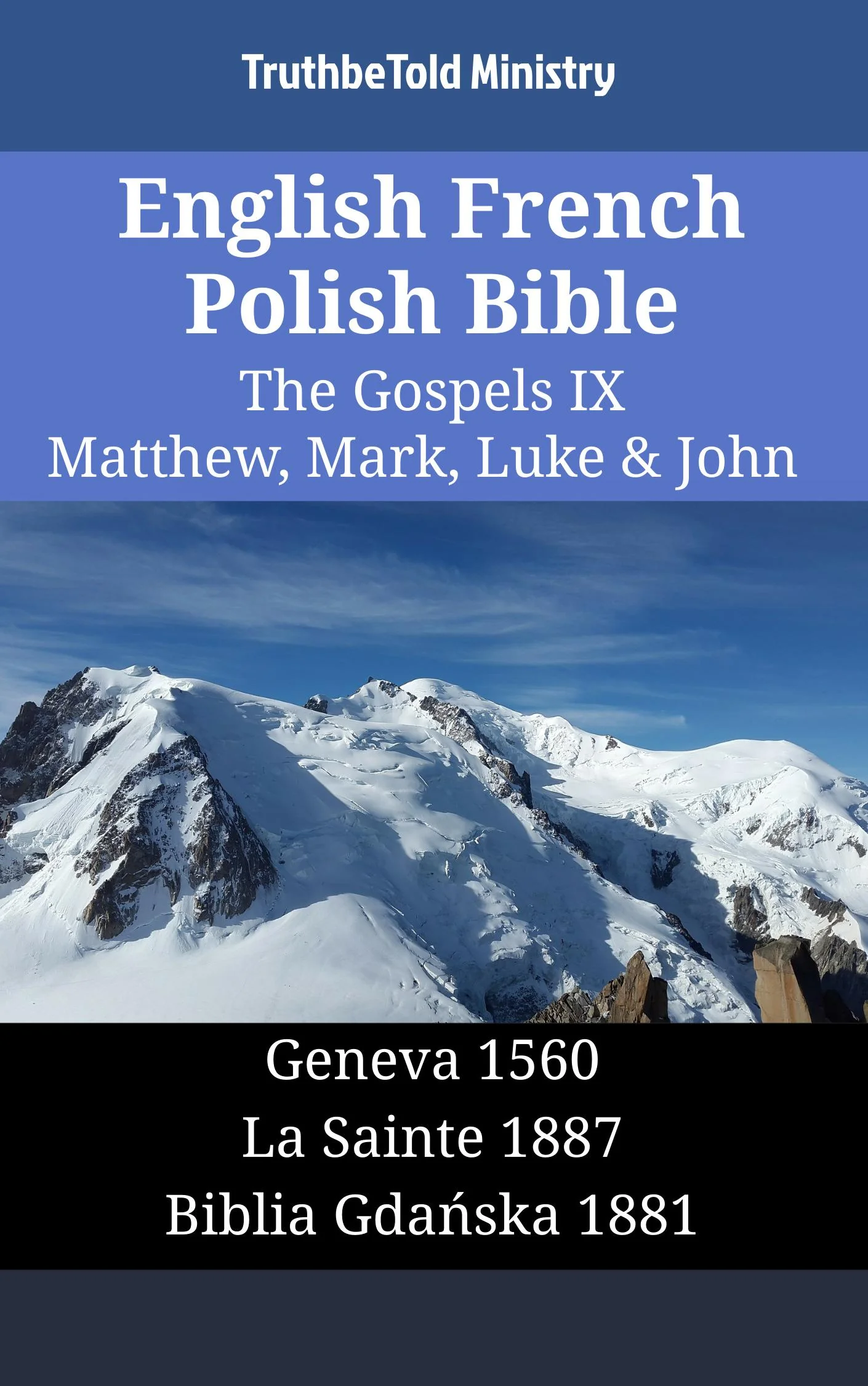 English French Polish Bible - The Gospels IX - Matthew, Mark, Luke & John