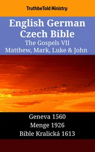 English German Czech Bible - The Gospels VII - Matthew, Mark, Luke & John