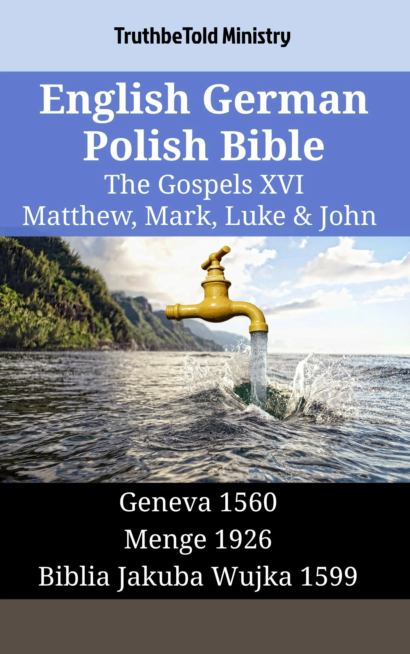 English German Polish Bible - The Gospels XVI - Matthew, Mark, Luke & John