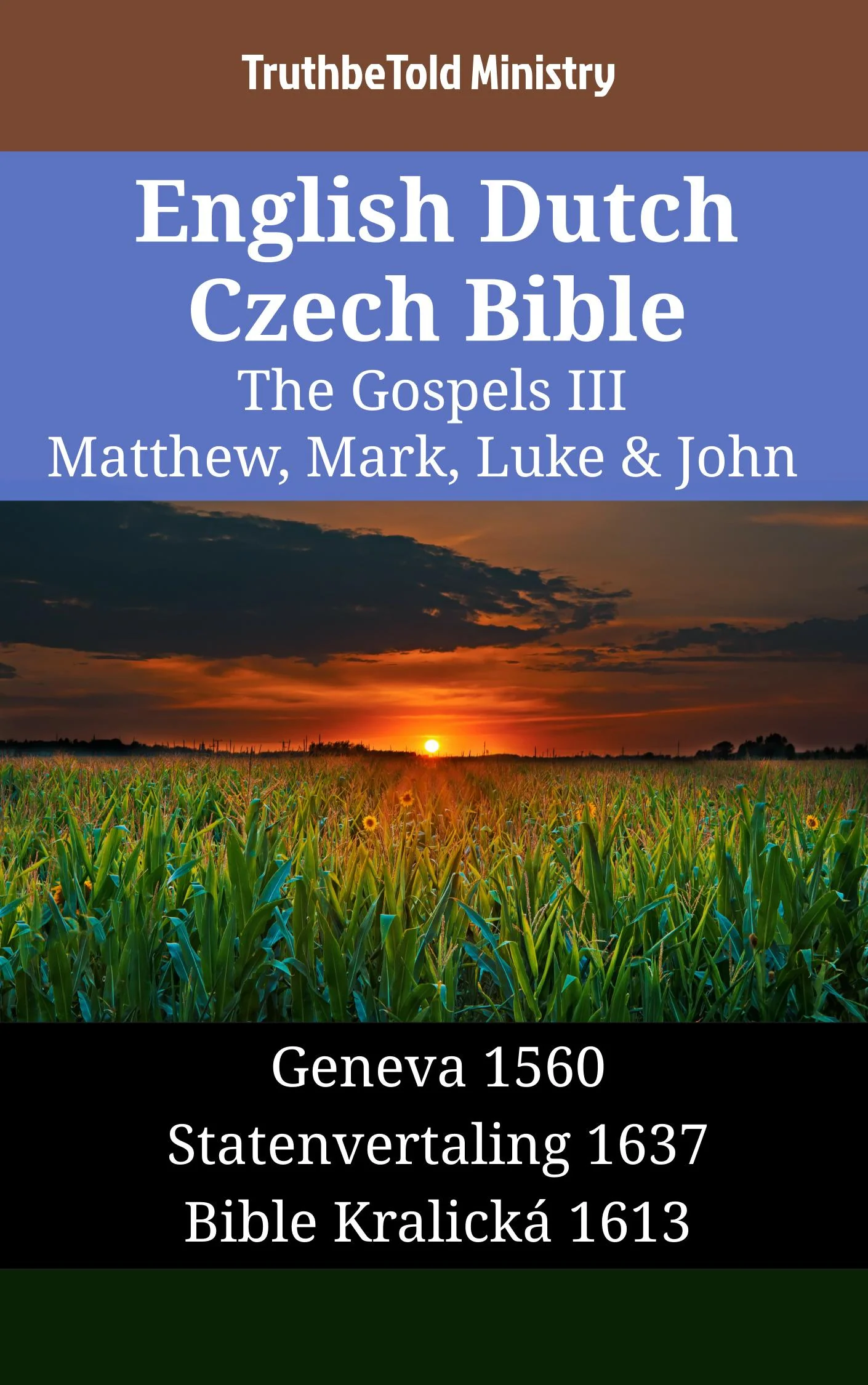 English Dutch Czech Bible - The Gospels III - Matthew, Mark, Luke & John