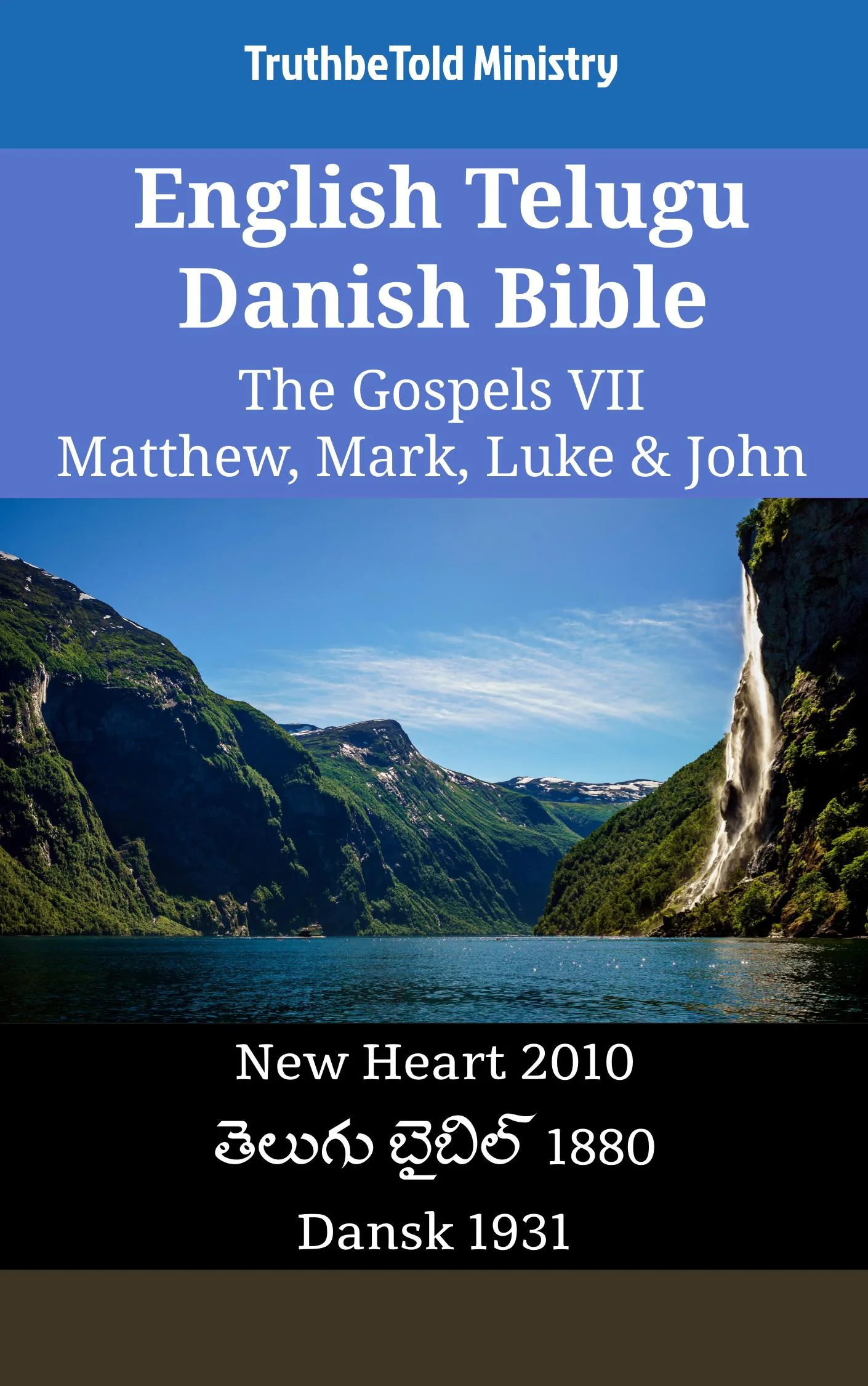 English Telugu Danish Bible - The Gospels VII - Matthew, Mark, Luke & John