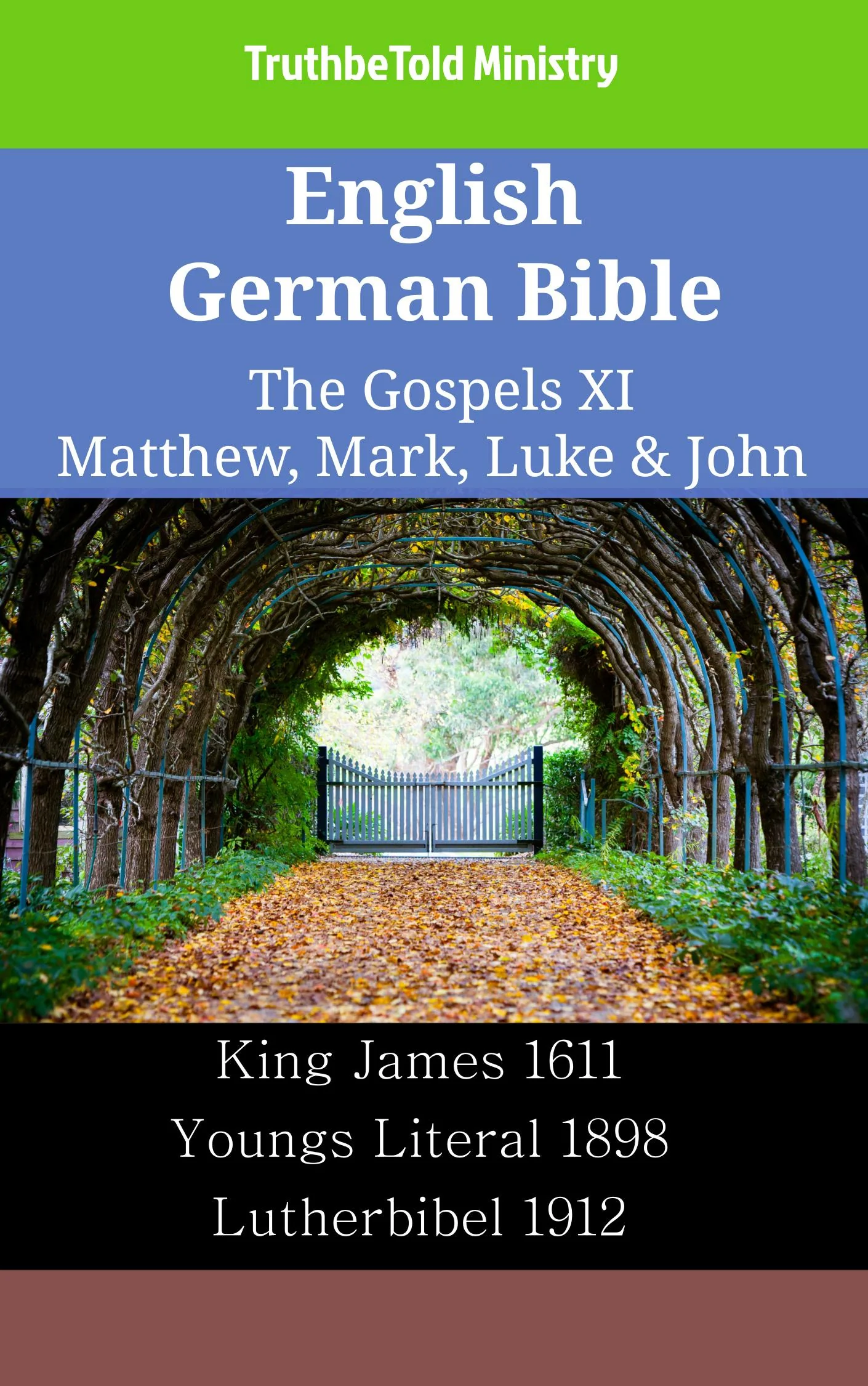 English German Bible - The Gospels XI - Matthew, Mark, Luke & John