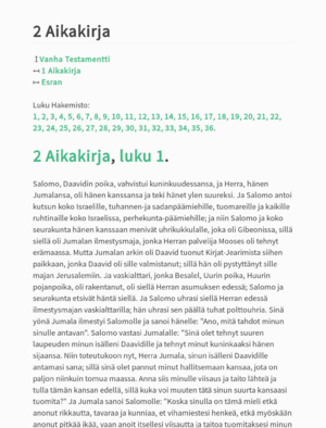 Sample page